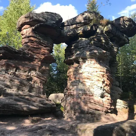 Quarto em Acomodações Particulares Chez Dina Lutzelhouse